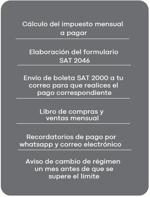 Beneficios Plan Declaratic - Características servicio impuestos SAT