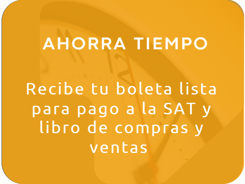 Tarjeta trasera Declaratic - Ventajas servicio impuestos SAT