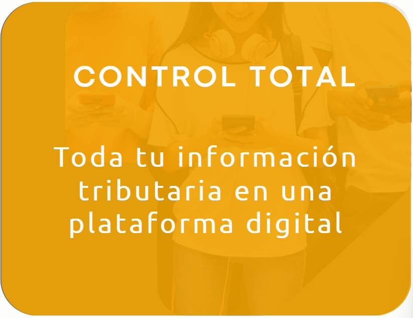 Tarjeta trasera Declaratic - Dashboard gestión impuestos
