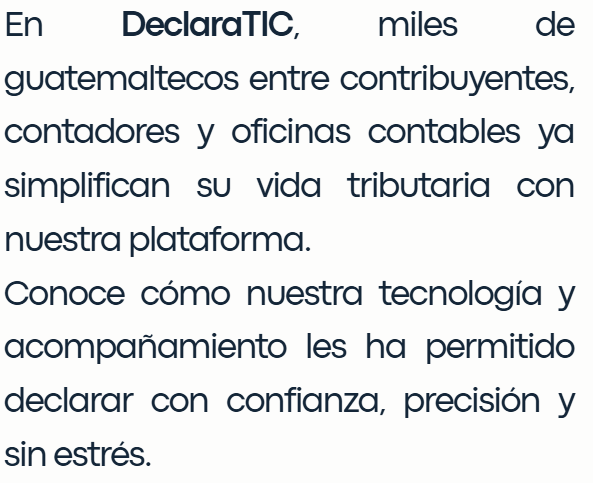 Historias reales DeclaraTIC